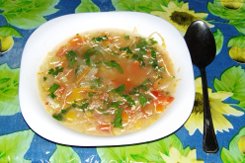 Овощной суп по испански